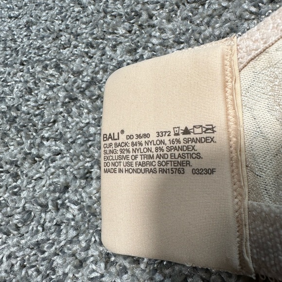 NWT Bali Double Support Wirefree Bra Size 36DD - Picture 5 of 6